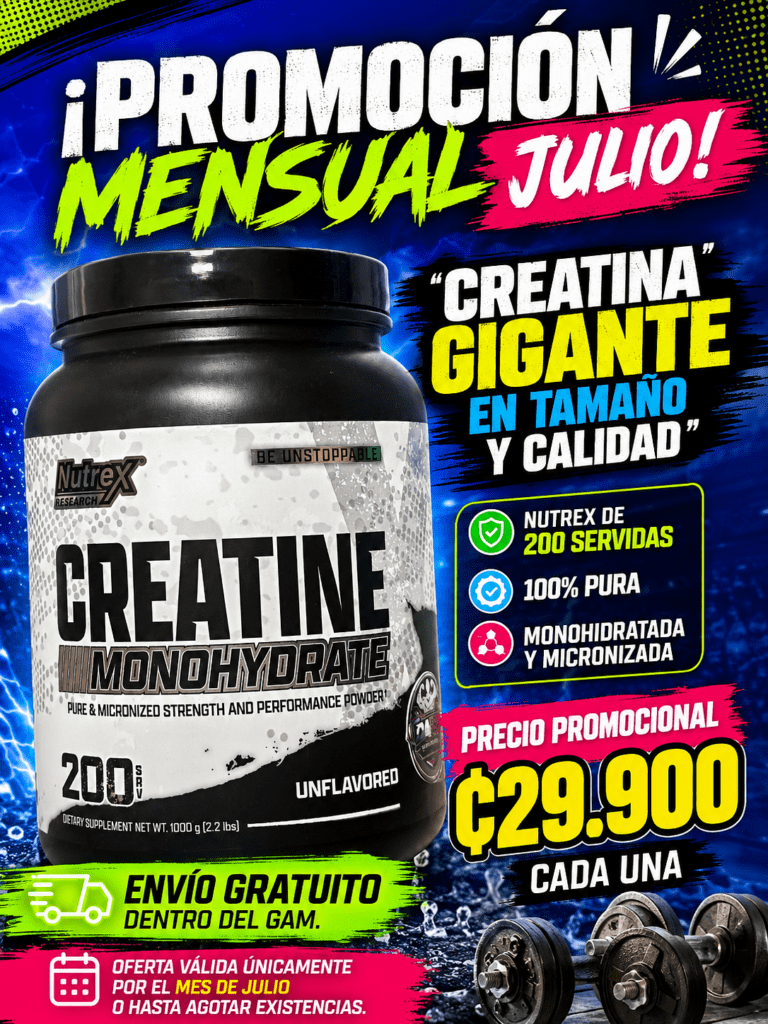 Creatina Nutrex 200 servidas
