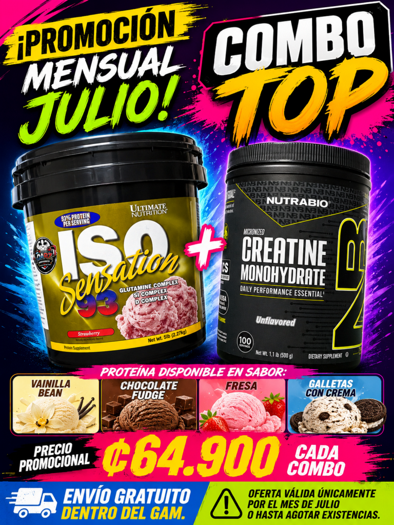 ISO Sensation y Creatina Nutrabio